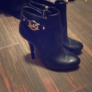 Michael Kors leather booties